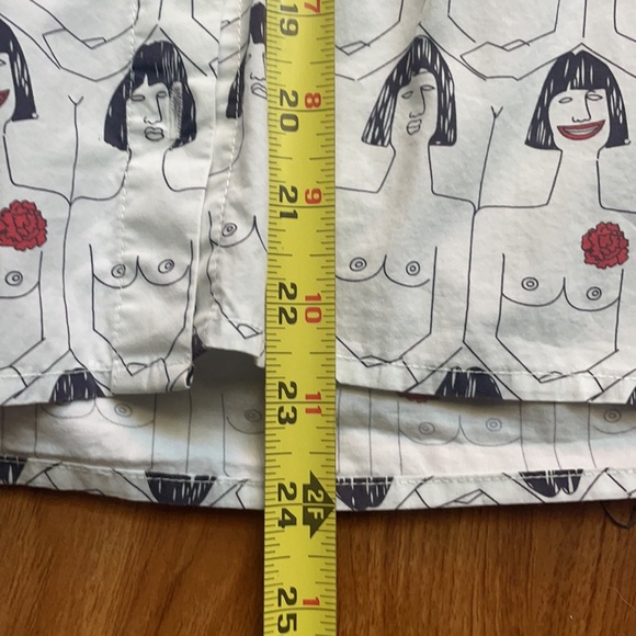 Rachel Antonoff Short Sleeve Dressler print L - Picture 8 of 10